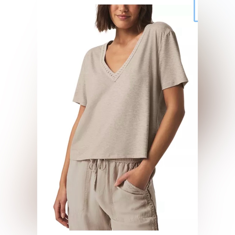 Splendid NWOT Women’s Dawn Crochet Trim Tee